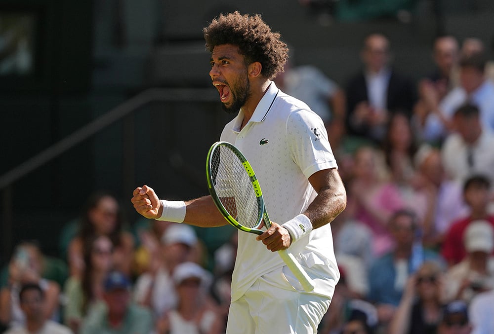 Arthur Fils match point Wimbledon