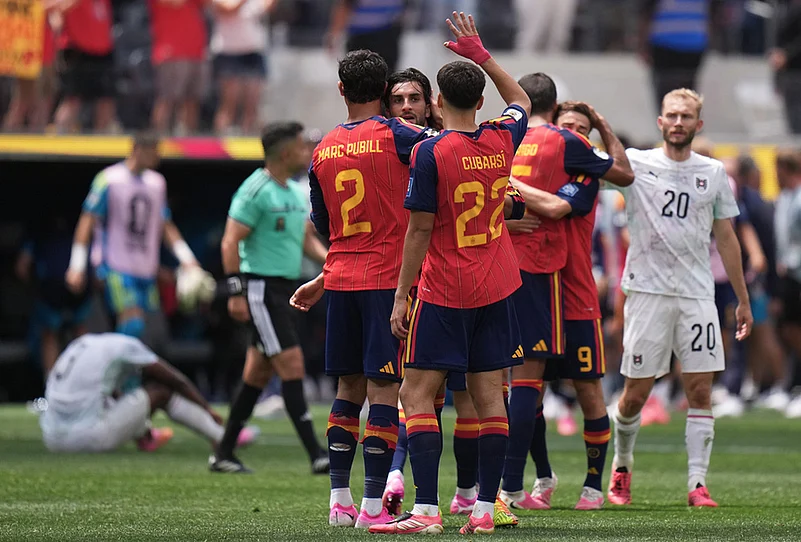 Austria vs Spain World Cup Soccer round of 32 match highlights-