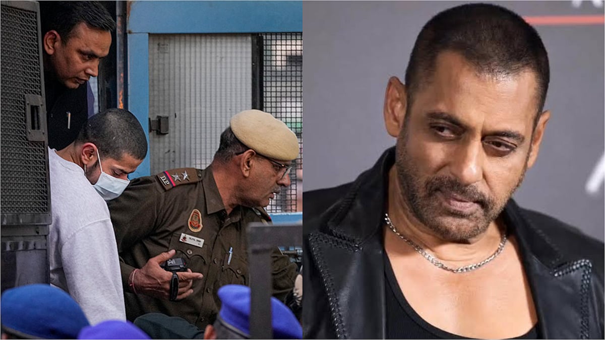 Gangster Anmol Bishnoi wants to surrender in Salman Khan house firing case - Left pic- PTI/Ravi Choudhary, Right pic - Instgaram