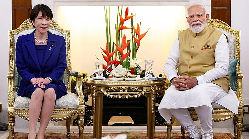 Japanese PM Sanae Takaichi in India with PM Modi