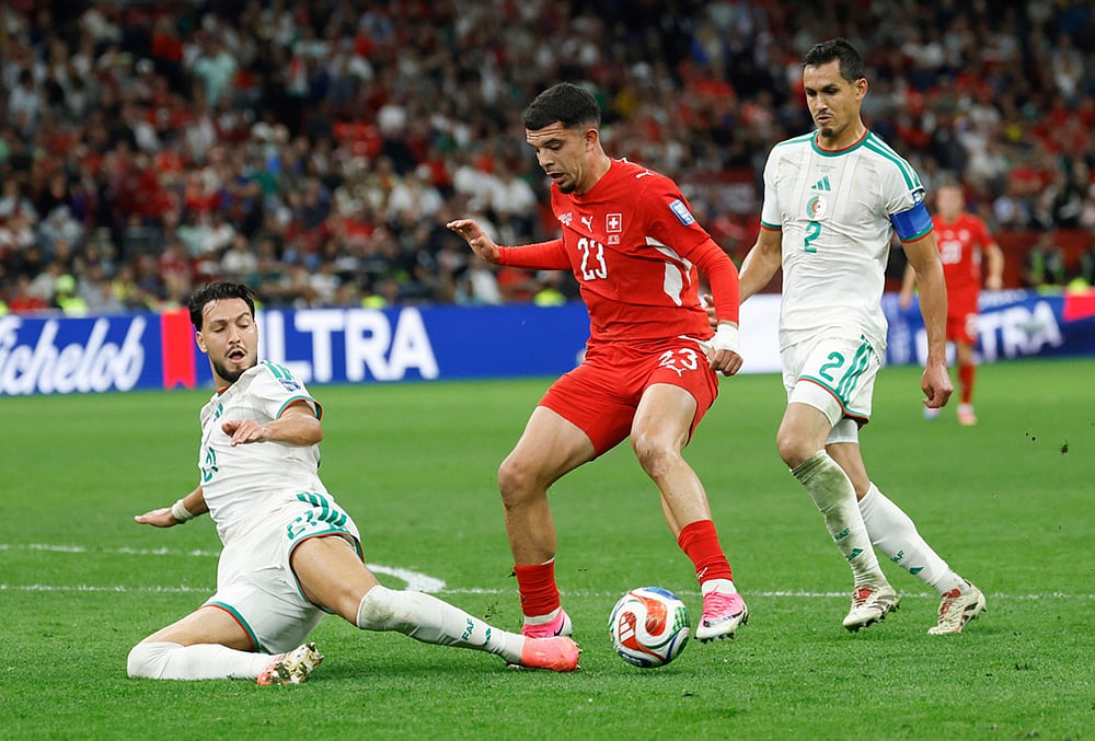 Switzerland Vs Algeria World Cup Soccer round of 32 match highlights-Ramy Bensebaini