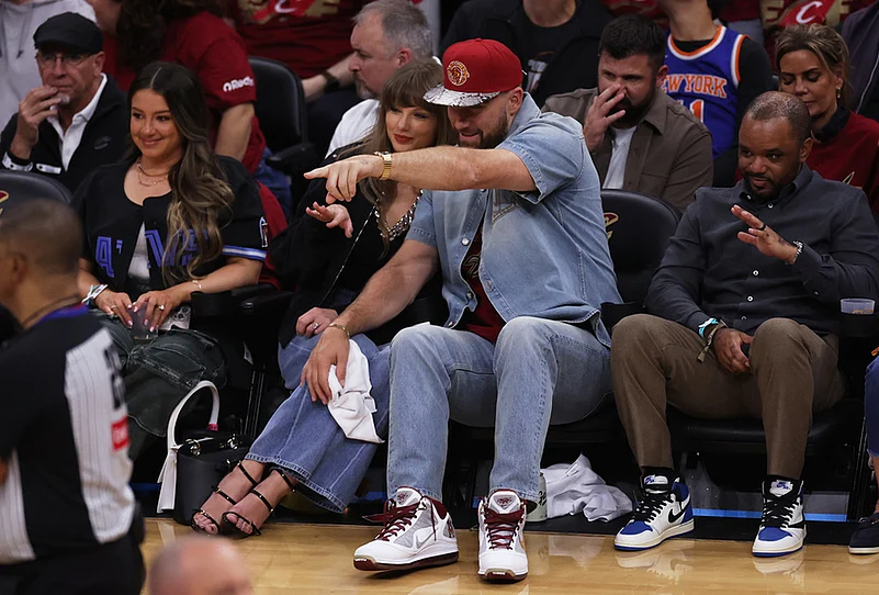 Taylor Swift and Travis Kelce