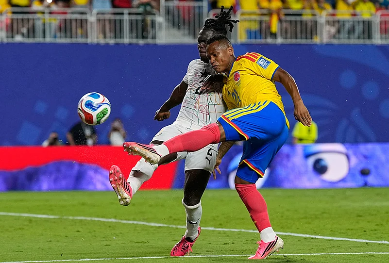 Ghana vs Colombia World Cup Soccer round of 32 match highlights-Jaminton Campaz
