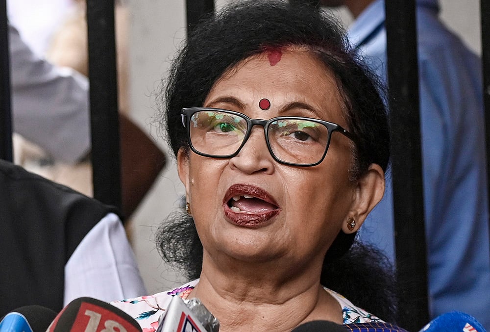 Chandrima Bhattacharya addresses media after resigning