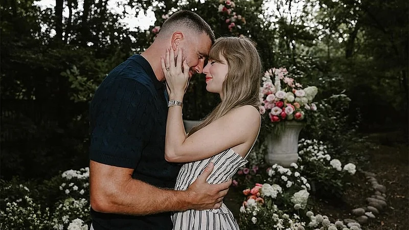 | Photo courtesy: Instagram : Taylor and Travis are married