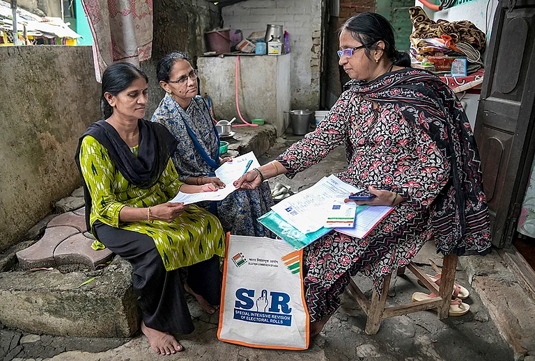 The Special Intensive Revision (SIR) is a voter list verification exercise being conducted by the ECI to update and verify electoral rolls. - | Photo: PTI