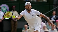 Frances Tiafoe Vs Alexander Bublik LIVE Score, Wimbledon 2026: Can Bublik Continue His Grass-Court Magic? AP/File : Kyrgios and partner Alexander Bublik were beaten 6-3, 6-4 by sixth-seeded Marcelo Arevalo and Mate Pavic in the first round on Court 17.