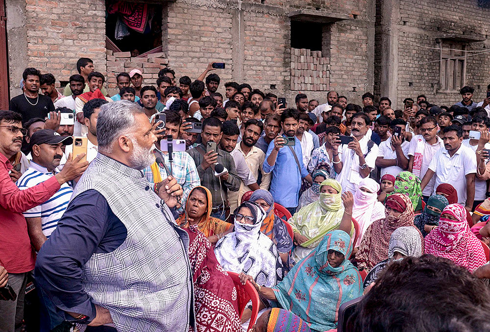Farmers protest in Motihari
