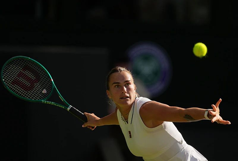Aryna Sabalenka vs Jelena Ostapenko in pictures