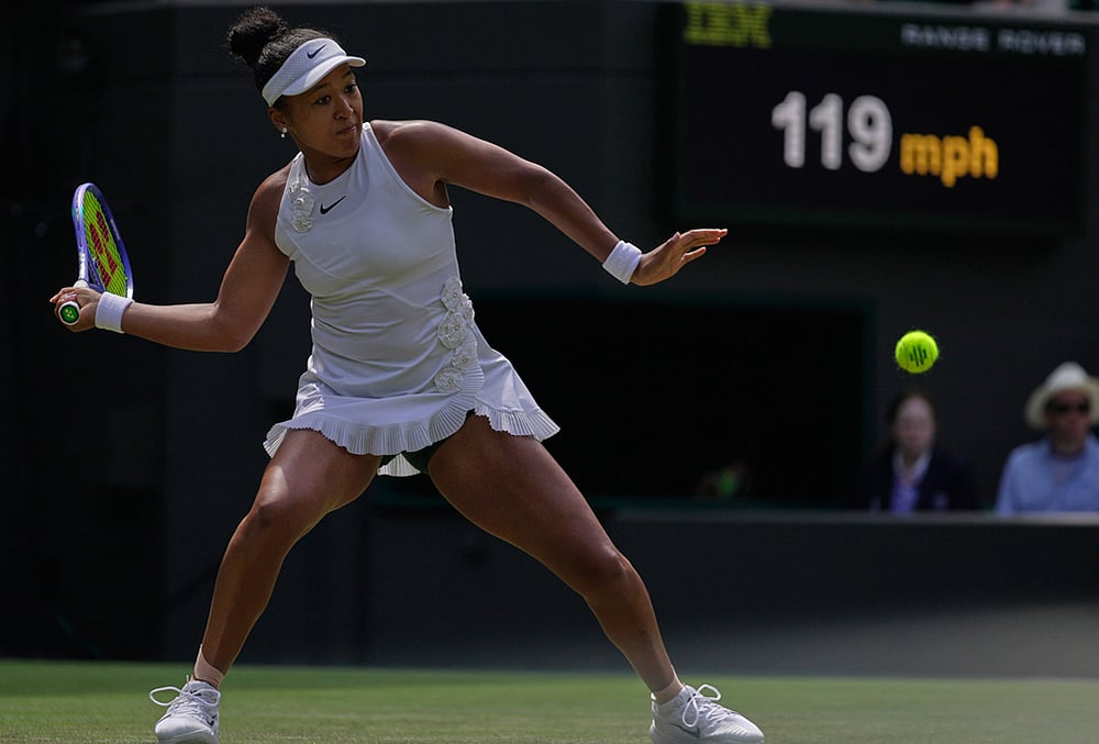 Naomi Osaka match highlights Wimbledon