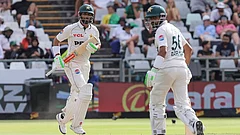PCB replaces Babar Azam as captain of Pakistan test team replacing Shan Masood - | Photo: AP/Halden Krog