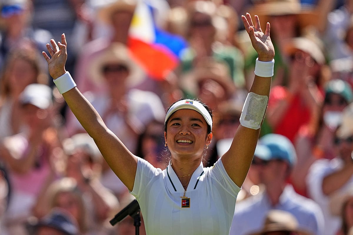 Wimbledon Tennis Alexandra Eala