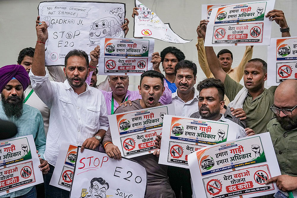 Protest at Jantar Mantar