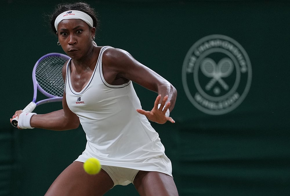 Coco Gauff wimbledon tennis highlights