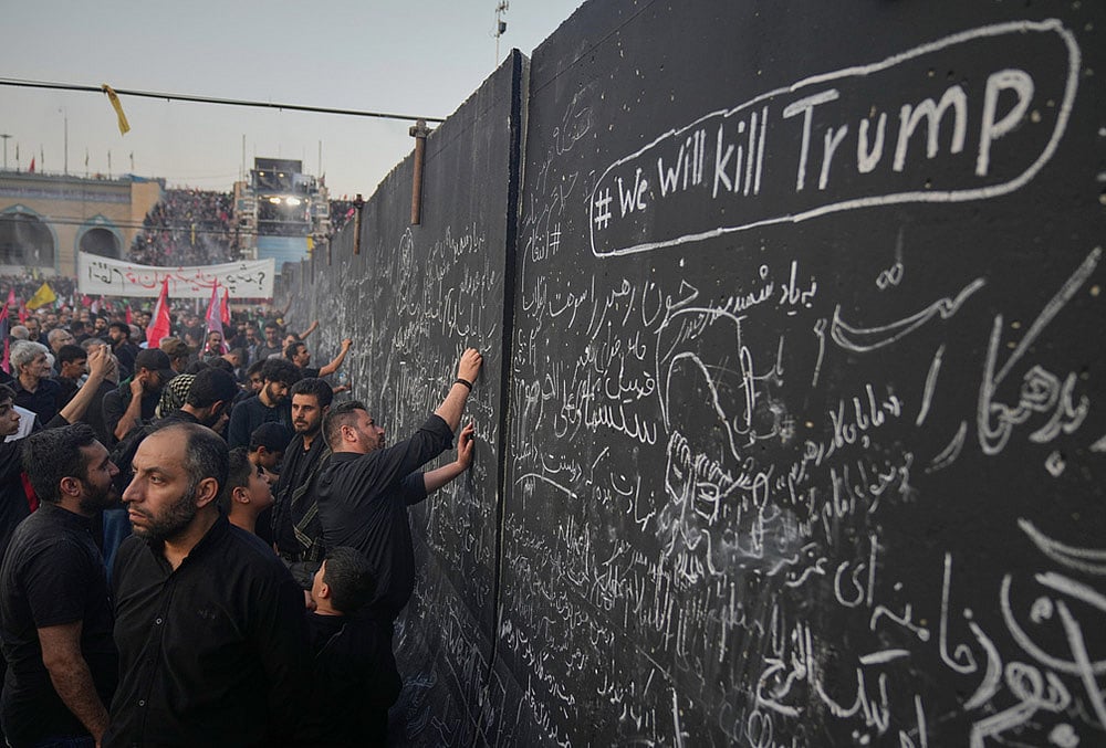 mourners in tehran khamenei funeral procession