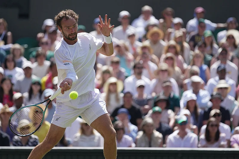 Wimbledon Tennis: Roman Safiullin vs Novak Djokovic