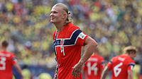 Brazil 1-2 Norway, FIFA World Cup: Haaland, Nyland Produce Heroic Performance As Vikings Ease Past Selecao To Enter QF Pamela Smith/AP Photo : Norway's Erling Haaland (9) celebrates after scoring their first goal during the World Cup round of 16 soccer match between Brazil and Norway in East Rutherford