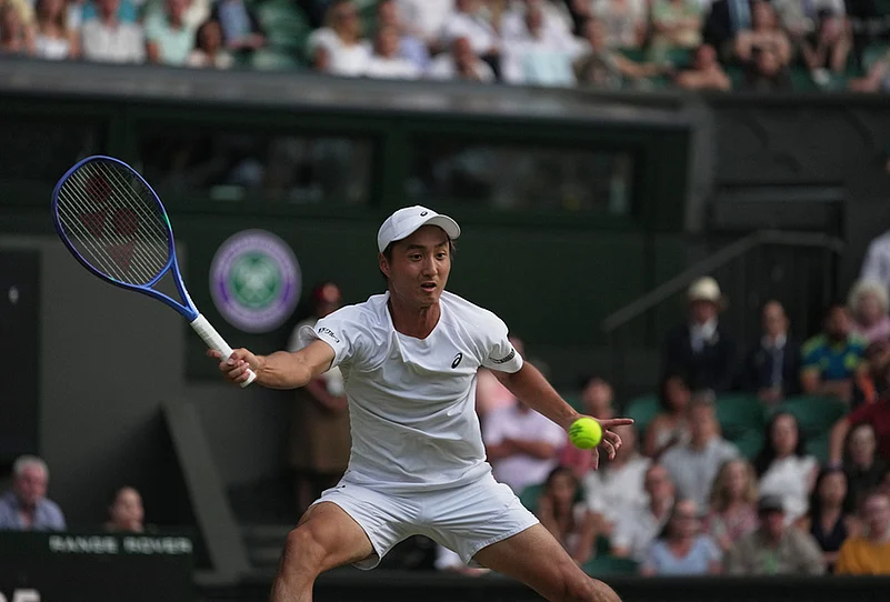 Shintaro Mochizuki vs Jannik Sinner wimbledon tennis highlights