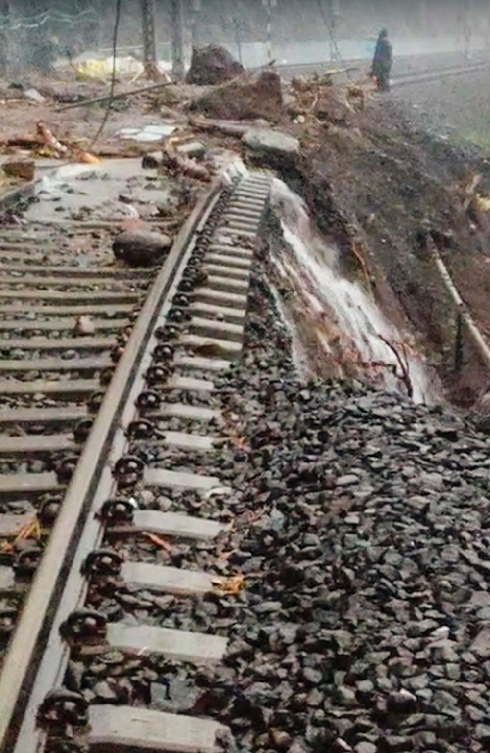 Landslide in Bhor Ghat section