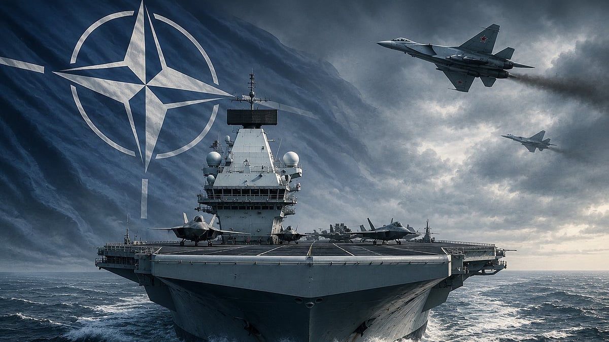Representational Image HMS Prince of Wales - AI Generated