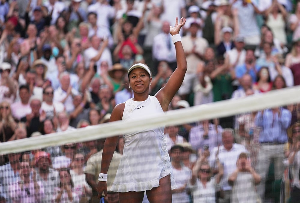 Naomi Osaka wimbledon tennis highlights