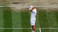 AP : Arthur Fery received a standing ovation from Roger Federer after winning against Dimitrov.