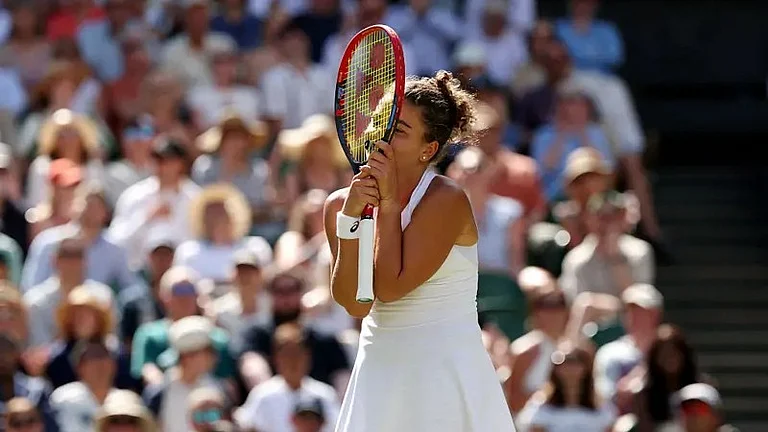 Jasmine Paolini Is Through To The Quarter Finals Of The Ladies' Singles, Wimbledon 2026 - AP