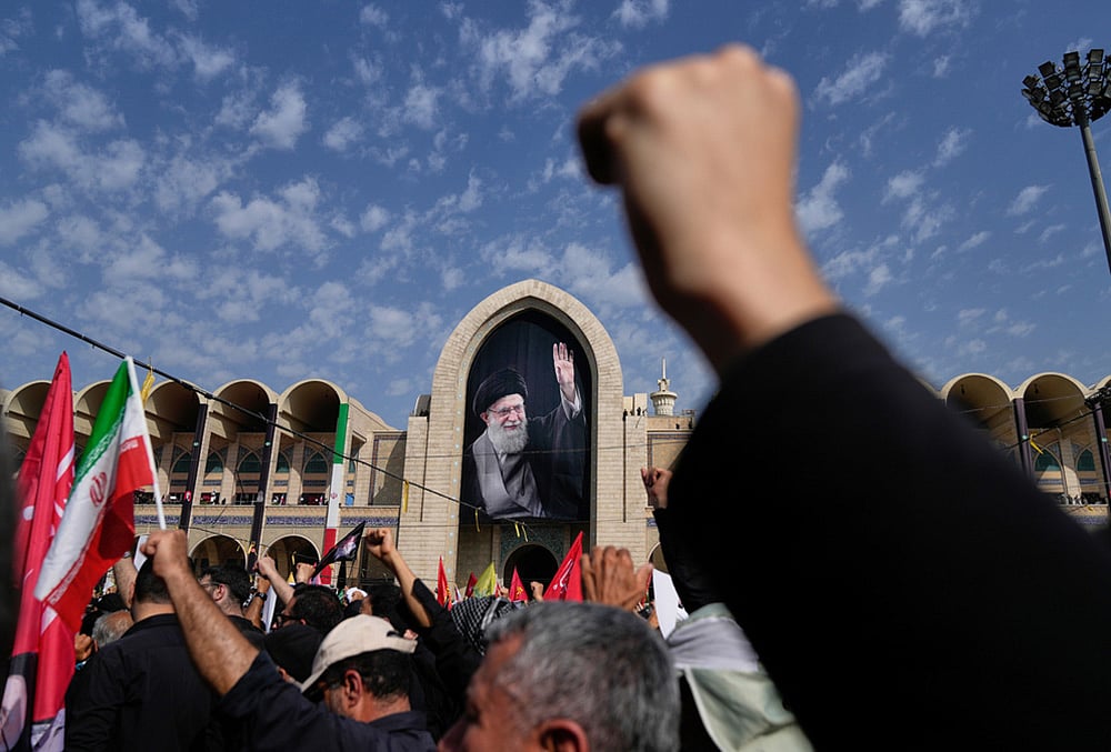 Ayatollah Ali Khamenei funeral images