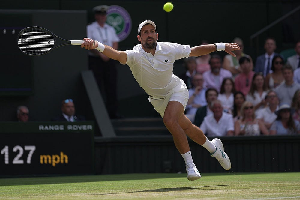 Wimbledon Tennis Championships: Novak Djokovic vs Roman Safiullin