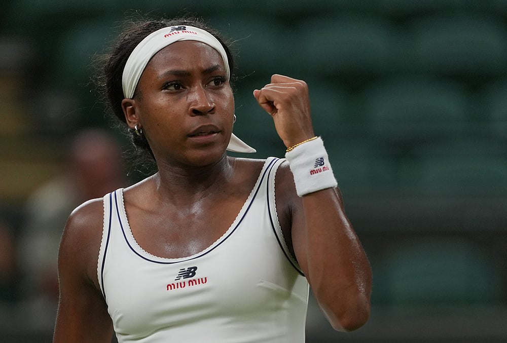 Coco Gauff wimbledon tennis 2026 highlights
