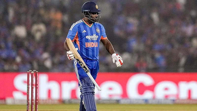 | Photo: PTI/Karma Bhutia : T20 World Cup 2026 star Sanju Samson has been dropped from the India T20I squad for Zimbabwe.