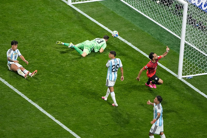 Argentina Vs Egypt FIFA World Cup 2026 RO16 Mostafa Zico scores AP Photo