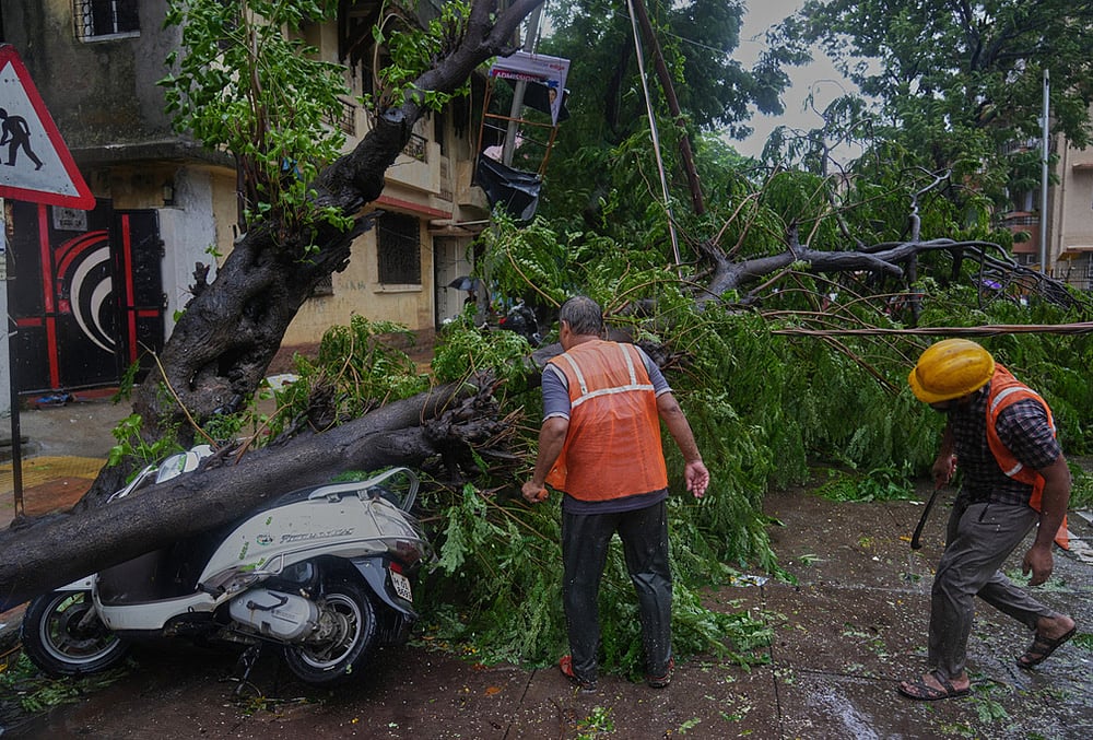 Mumbai rain damages