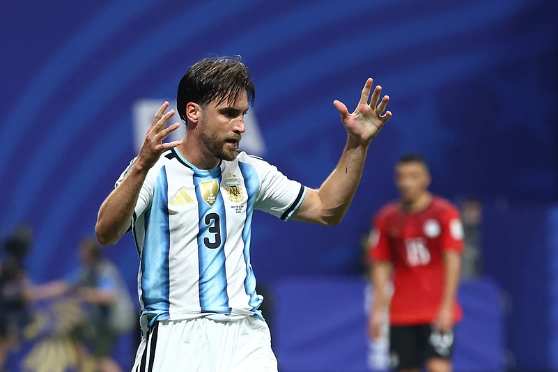 Argentina Vs Egypt FIFA World Cup 2026 RO16 Nicolas Tagliafico Reacts AP Photo