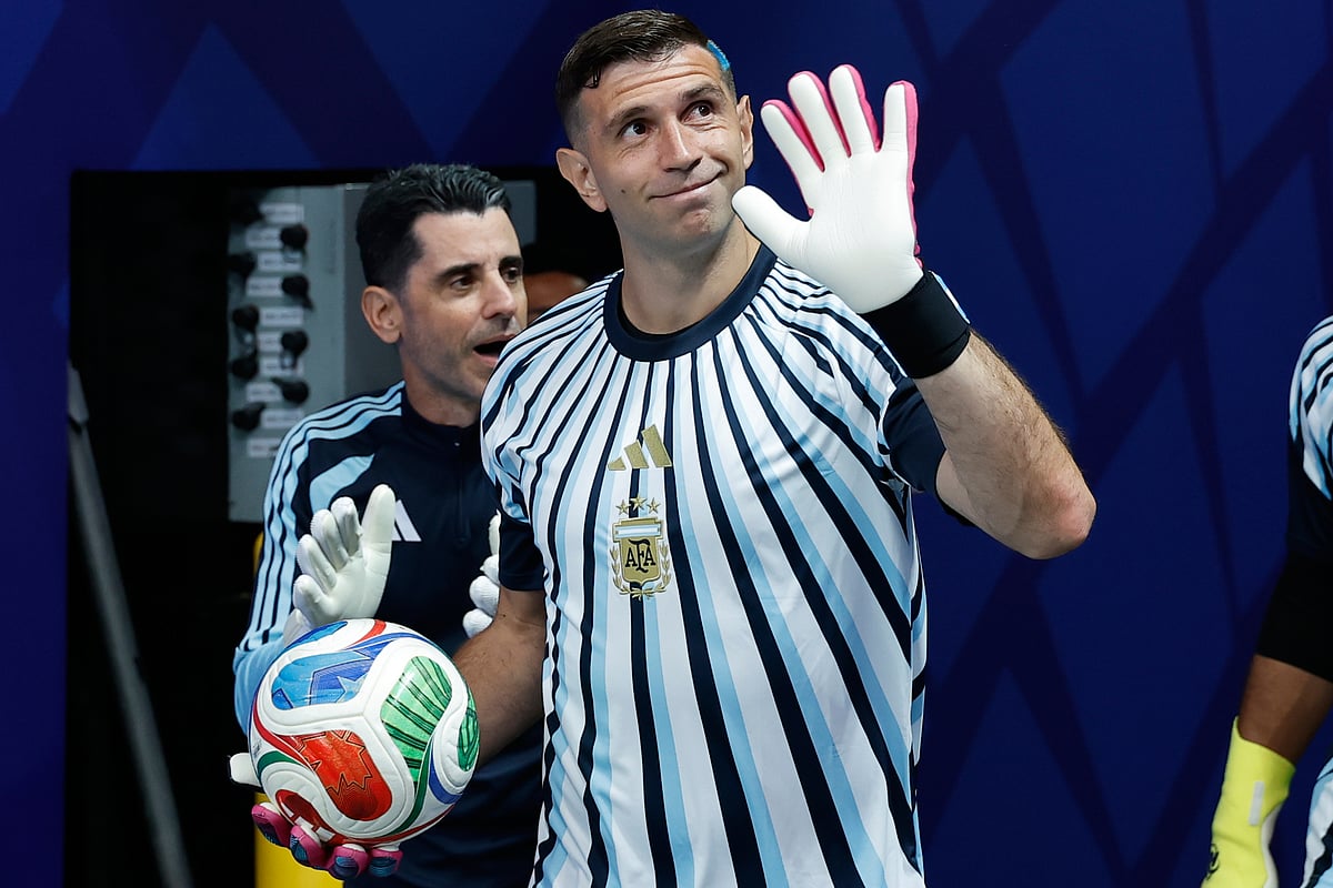 Argentina Vs Egypt FIFA World Cup 2026 RO16 Emiliano Martinez warm up AP Photo