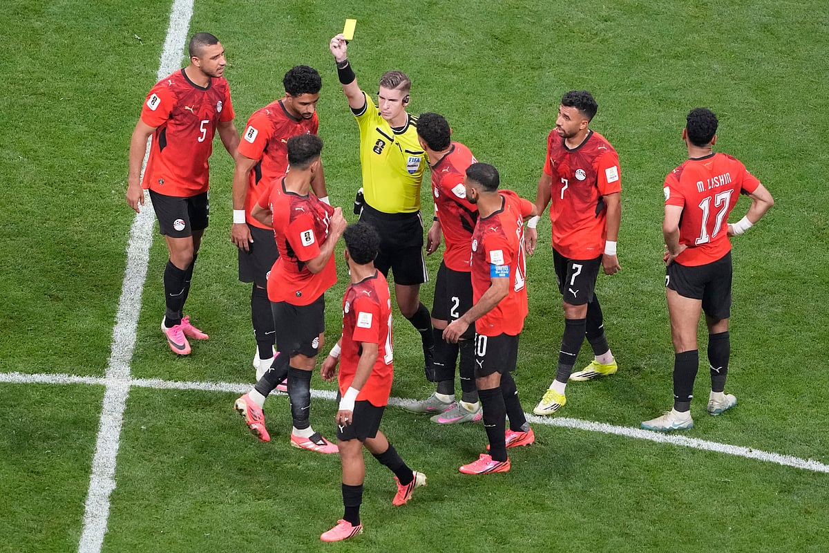 Argentina Vs Egypt FIFA World Cup 2026 RO16 A yellow AP Photo