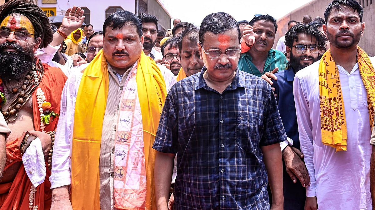 Kejriwal Seeks 'Stricter' Action in Ayodhya Ram Temple Donation Theft Case  - null