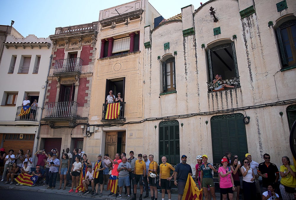 Tour de France Cycling race third stage Spectators 