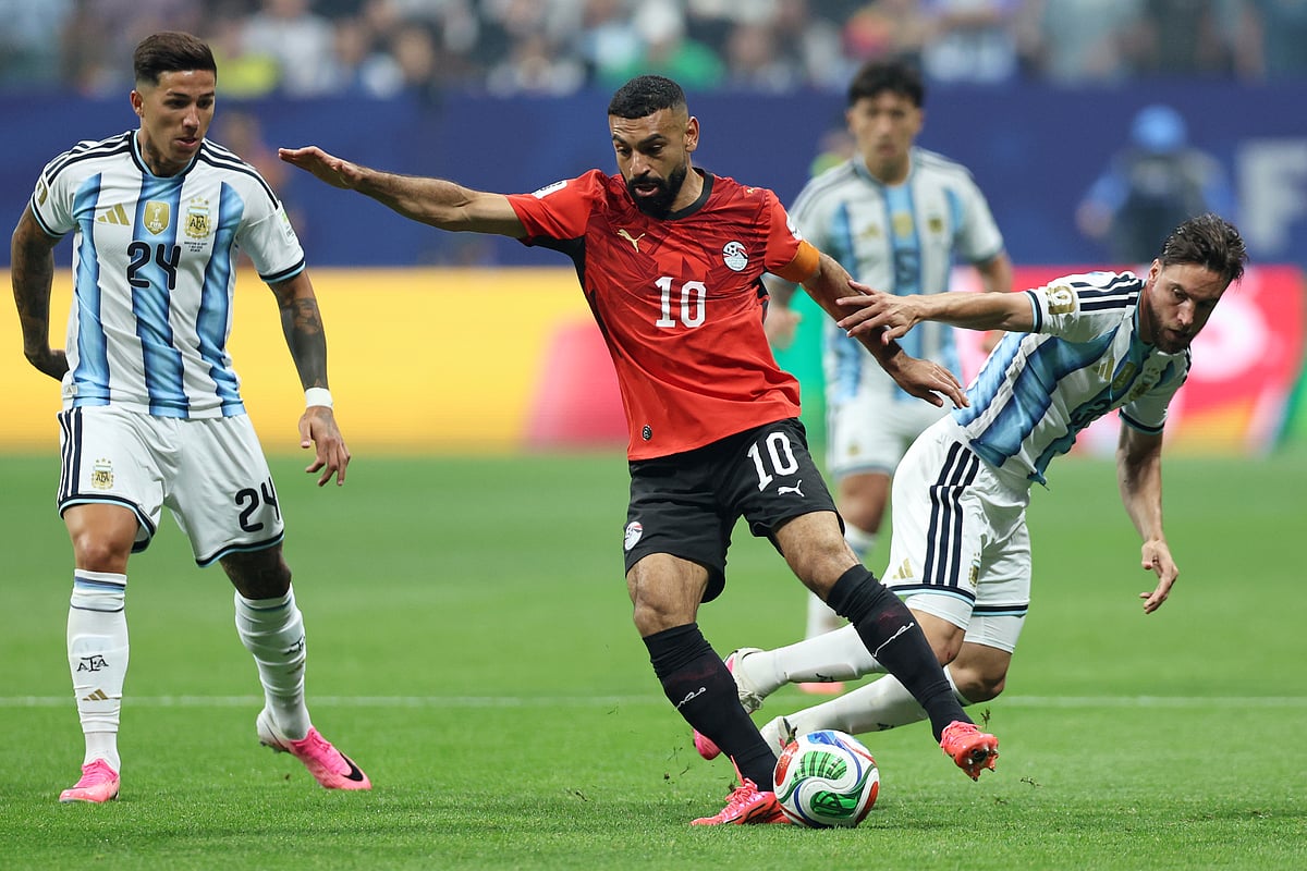 Argentina Vs Egypt FIFA World Cup 2026 RO16 Mo Salah in Action AP Photo