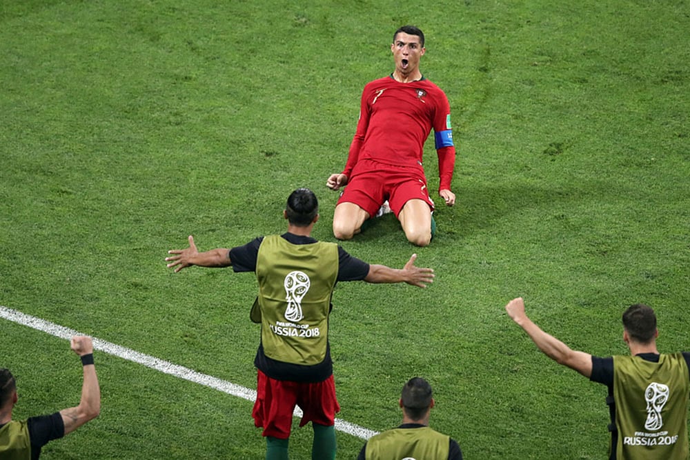 Cristiano Ronaldo Through the Years of WCup Soccer