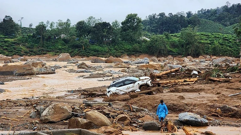 Wayanad Tunnel Site Landslide Man-Made, Caused by Unscientific Dumping of Earth: Minister Siddique - Photo: PTI