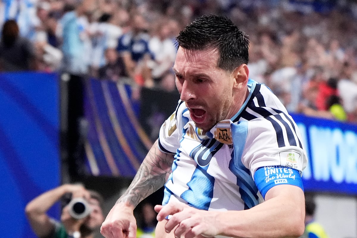 Argentina Vs Egypt FIFA World Cup 2026 RO16 Messi Celebs AP Photo