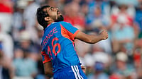 X/BCCI : Prince Yadav dismisses Harry Brook to gets his second wicket of the match at Trent Bridge on Tuesday, July 7.