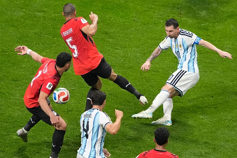 Argentina Vs Egypt FIFA World Cup 2026 RO16 Messi Scores AP Photo