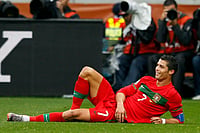 | Photo: AP/Armando Franca, File : Portugal's Cristiano Ronaldo smiles during the World Cup group G soccer match against North Korea in Cape Town, South Africa, June 21, 2010. Portugal won 7-0.