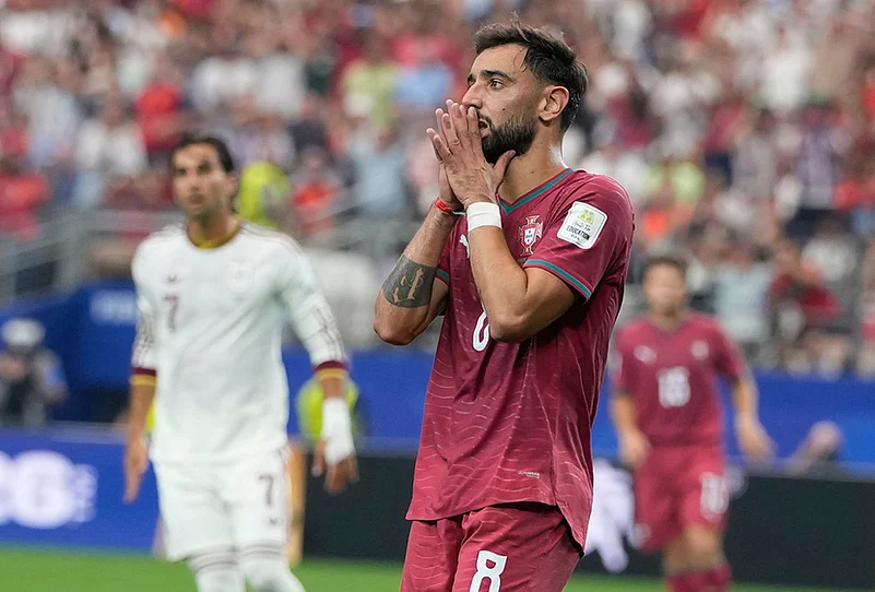 Spain vs Portugal World Cup Soccer round of 16 highlights-Bruno Fernandes