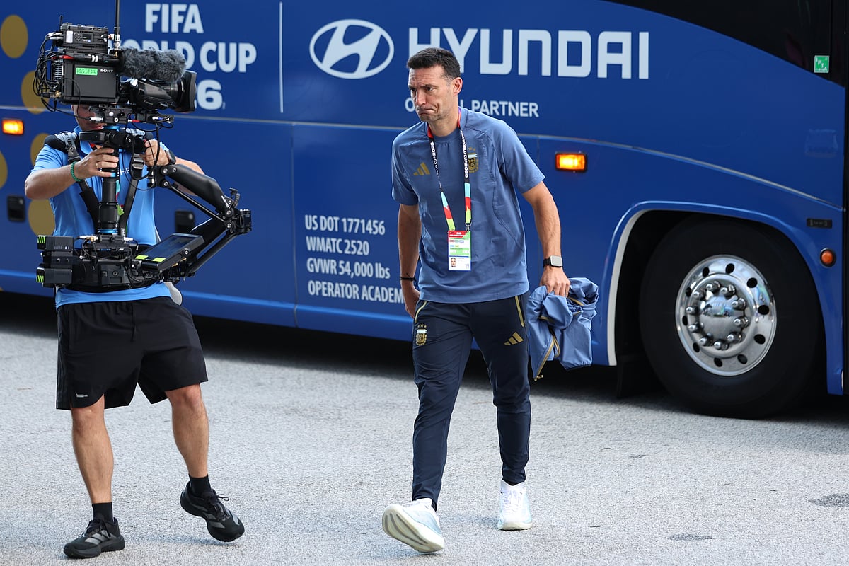 Argentina Vs Egypt FIFA World Cup 2026 RO16 Lionel Scaloni arrives AP Photo