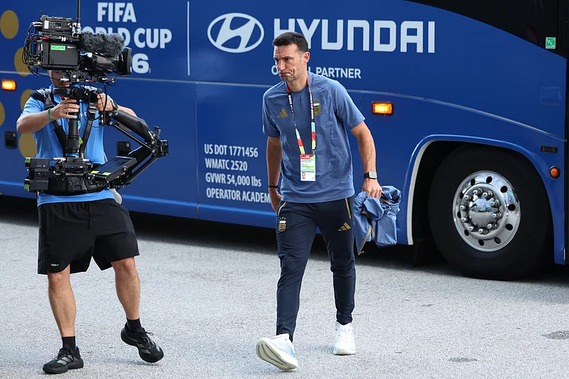 Argentina Vs Egypt FIFA World Cup 2026 RO16 Lionel Scaloni arrives AP Photo