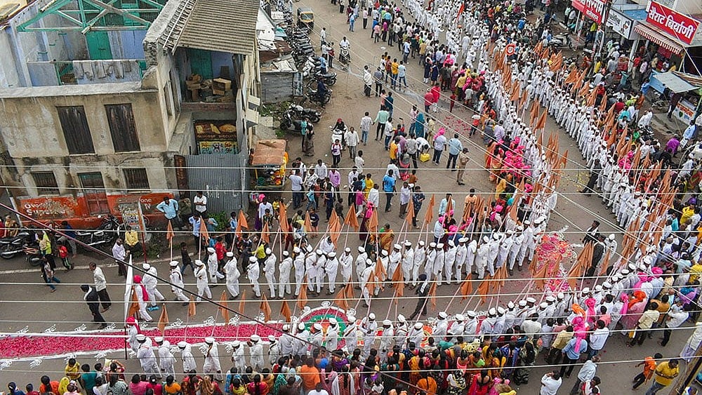 Pune Rains: Warkaris Urged to Skip Travel to Alandi for 'Palkhi' Ceremony - Photo: PTI