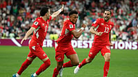Switzerland Vs Colombia LIVE Score, FIFA World Cup 2026: The 'Rossocrociati' And 'Los Cafeteros' Clash For A QF Spot Peter Klaunzer/Keystone via AP : Switzerland's Dan Ndoye, center, celebrates with teammates Ruben Vargas, left, and Ricardo Rodriguez after scoring his side's second goal during the World Cup round of 32 soccer match between Switzerland and Algeria at the BC Place stadium in Vancouver